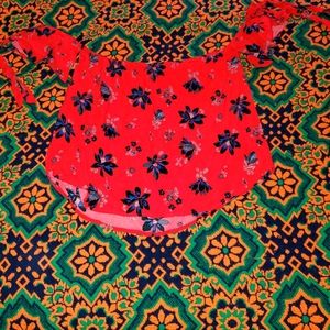 Cute red off shoulder too